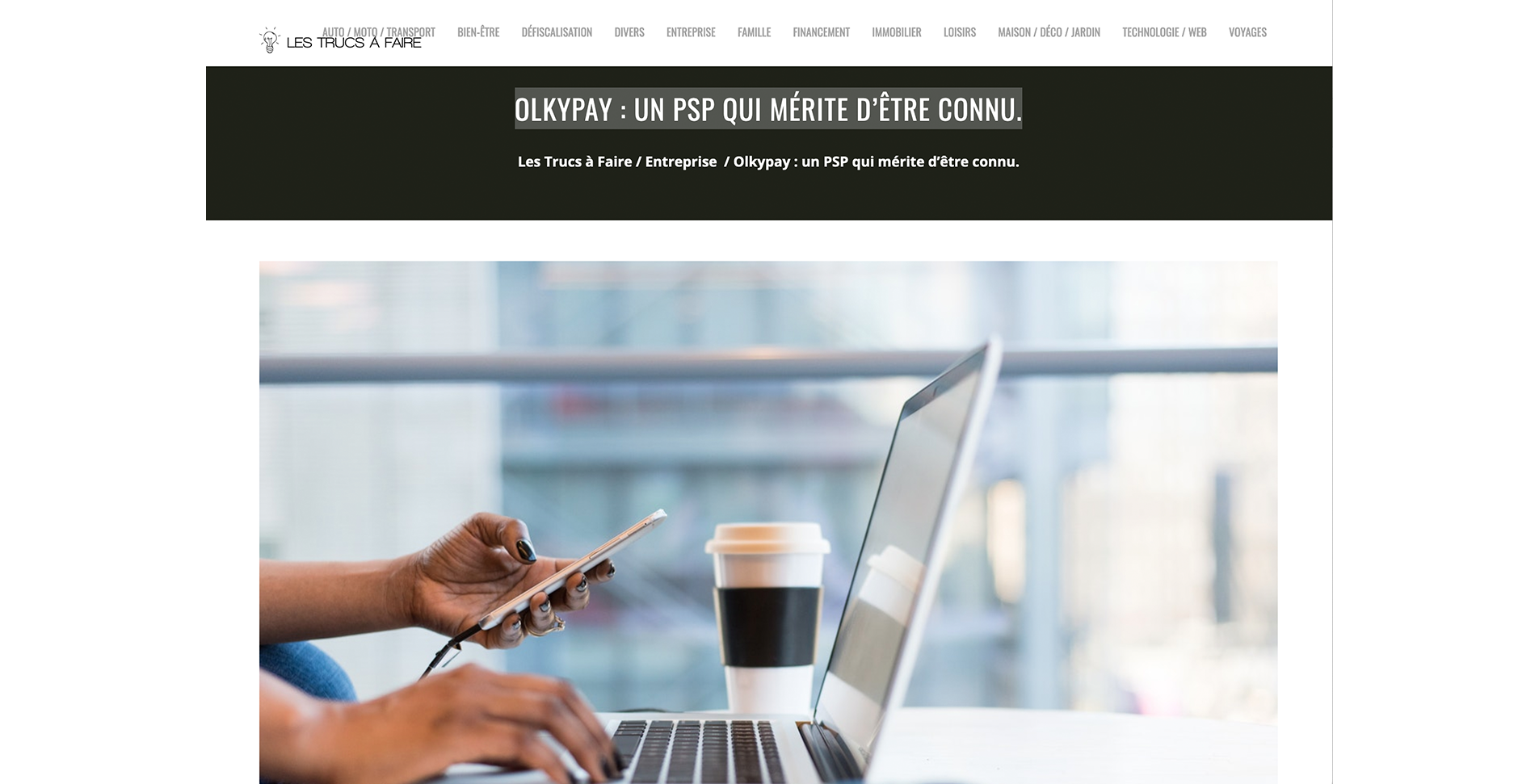 Olkypay un psp qui merite d'etre connu
