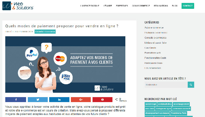 Quels modes de paiement proposer pour vendre en ligne ?